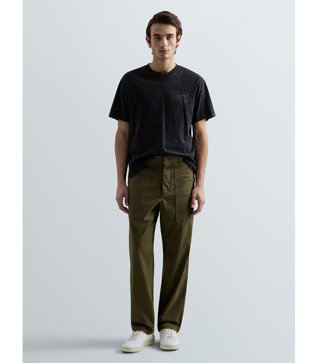 オープンエンドジャージーバイカーTシャツ 詳細画像 ブラックボード 2